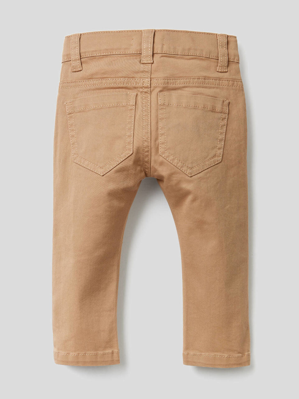 Slim fit trousers in stretch cotton image number null