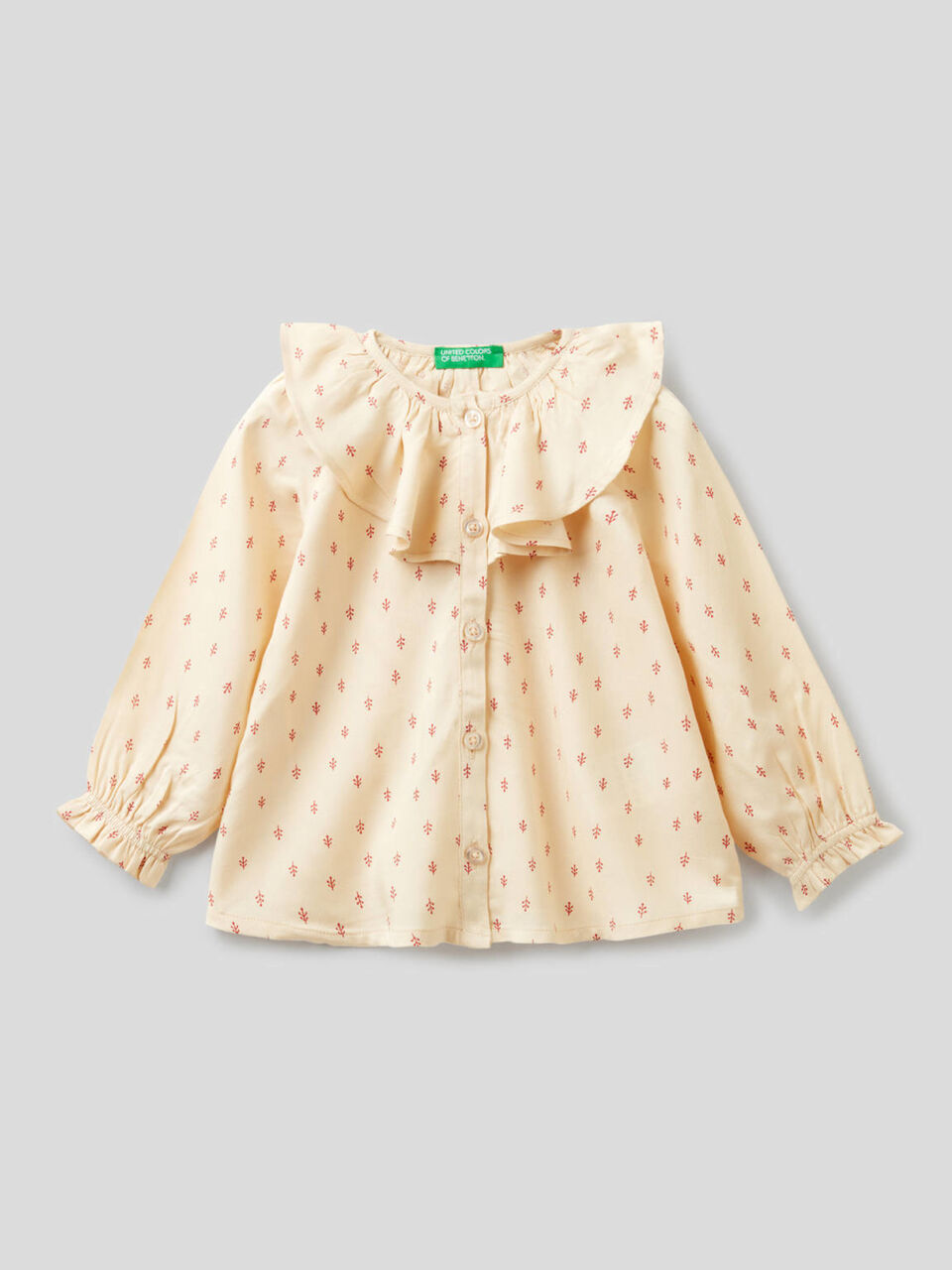 Patterned blouse in sustainable viscose image number 1
