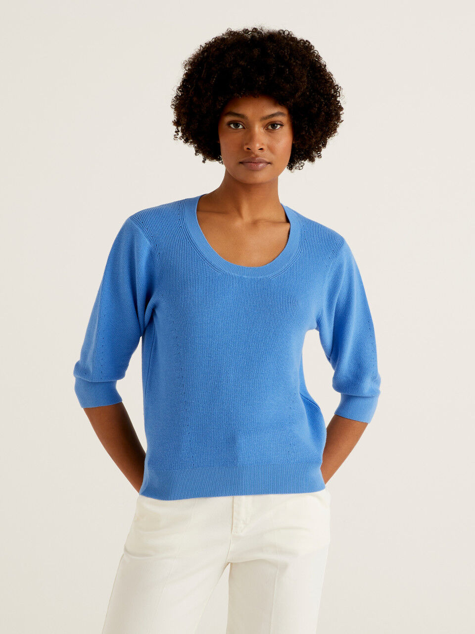 women's crew neck sweater