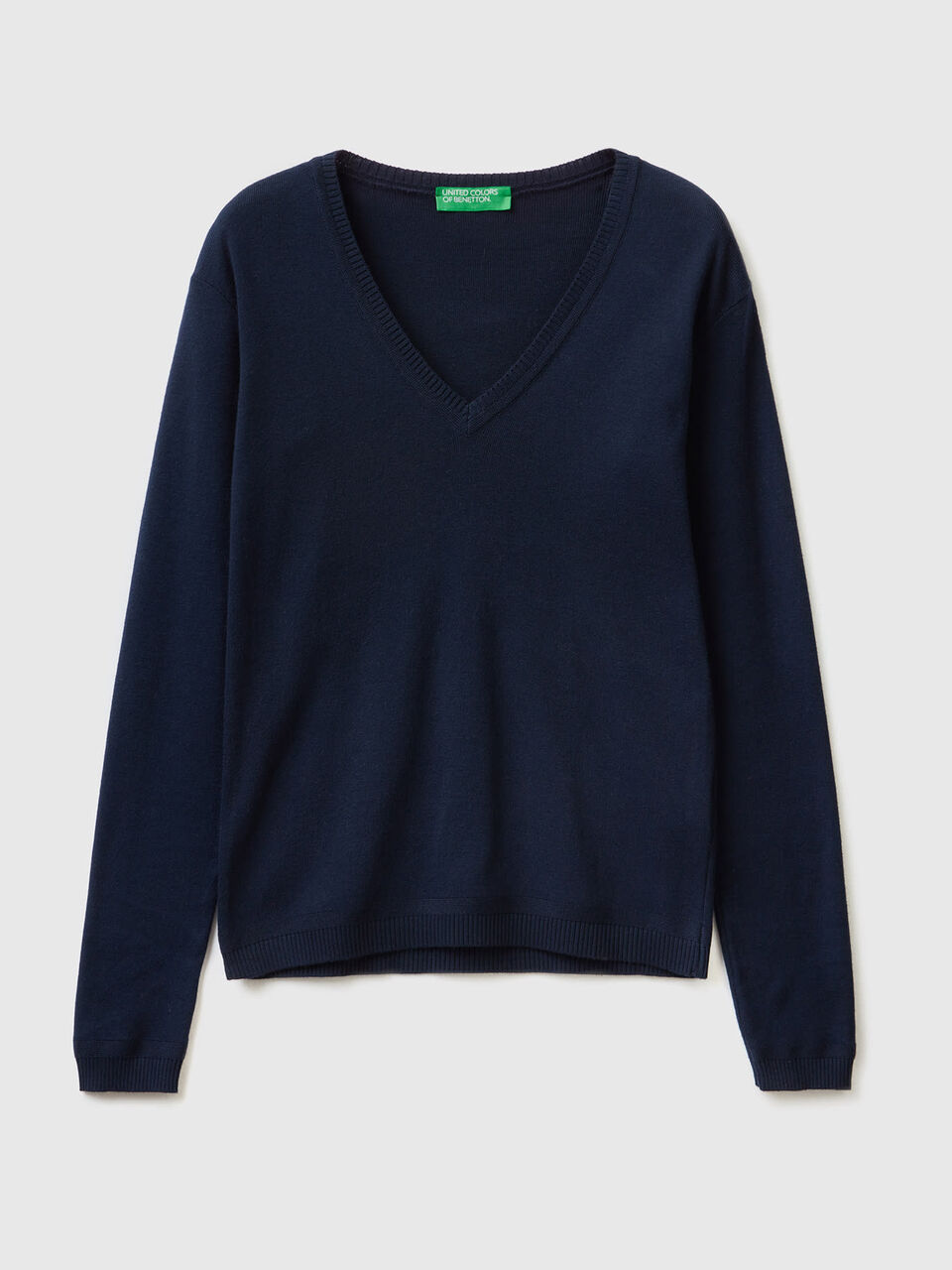 V NECK SWEATER L/S Women image number 1
