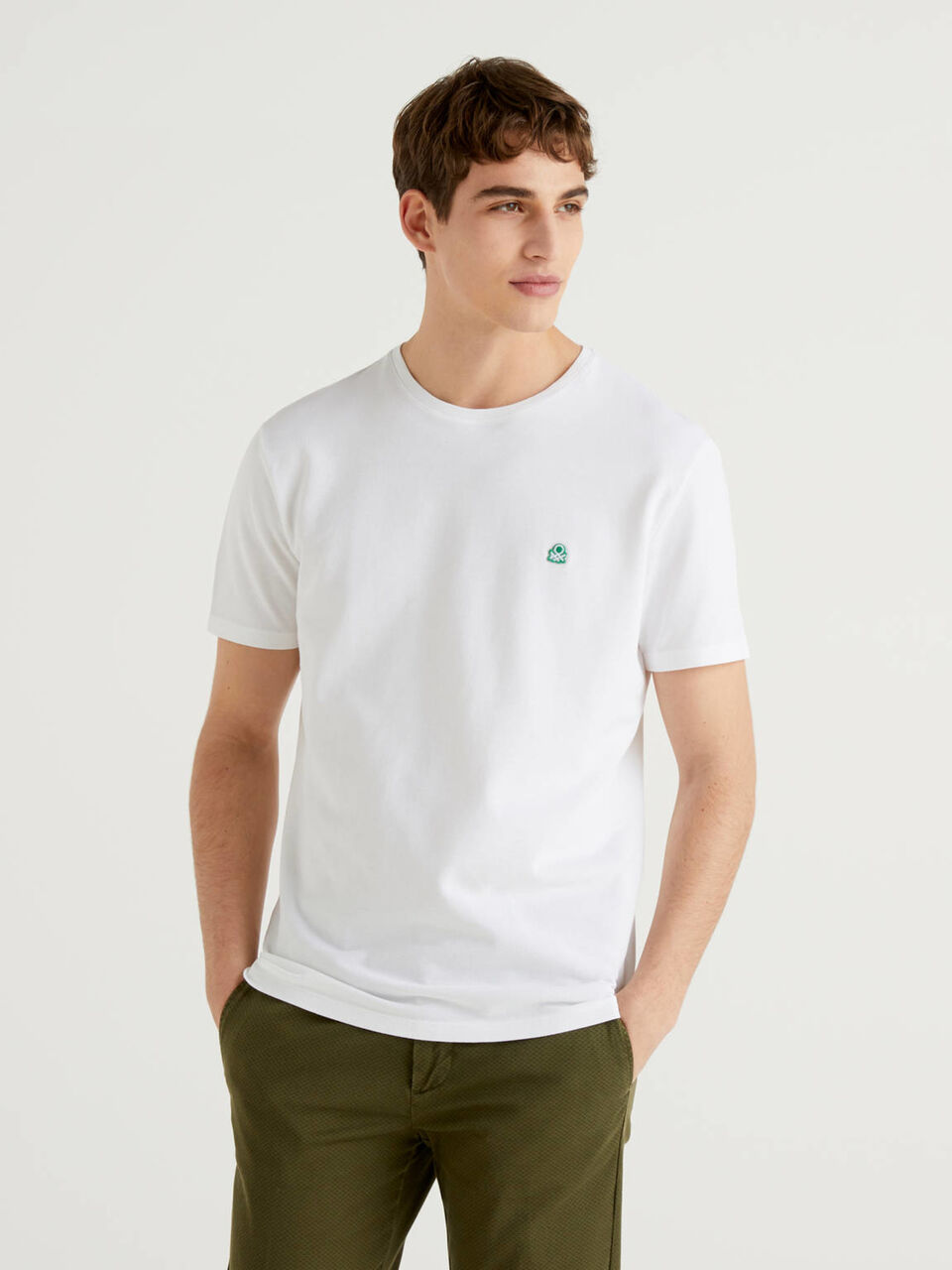 T Shirt In 100 Cotton Pique