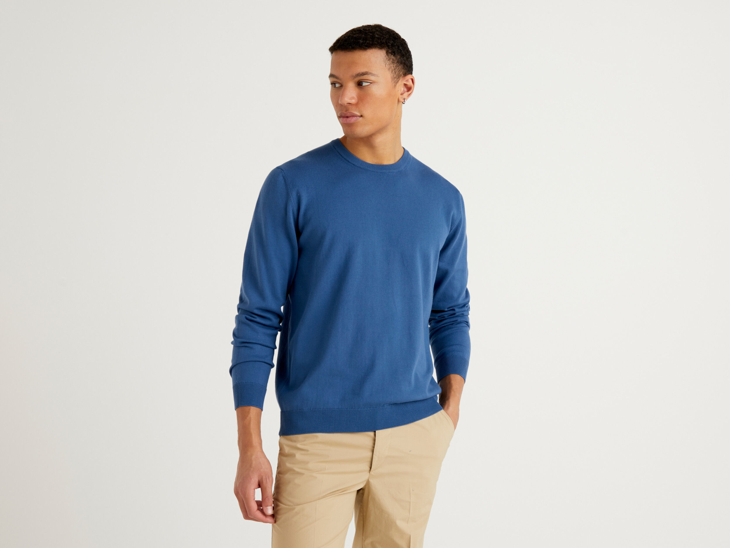 100 cotton crewneck sweatshirt