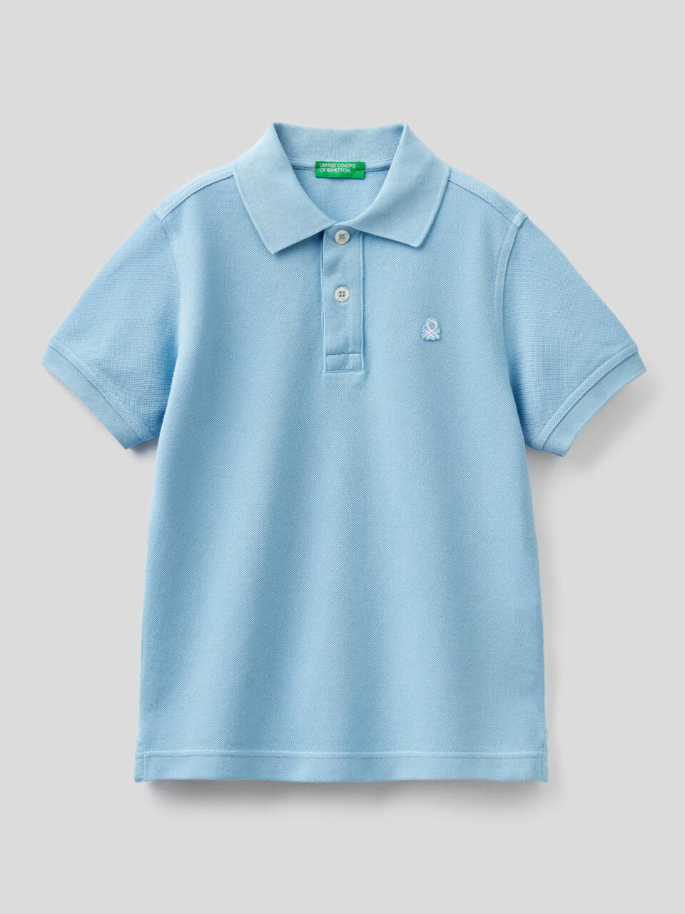 Polo in pure cotton pique image number null