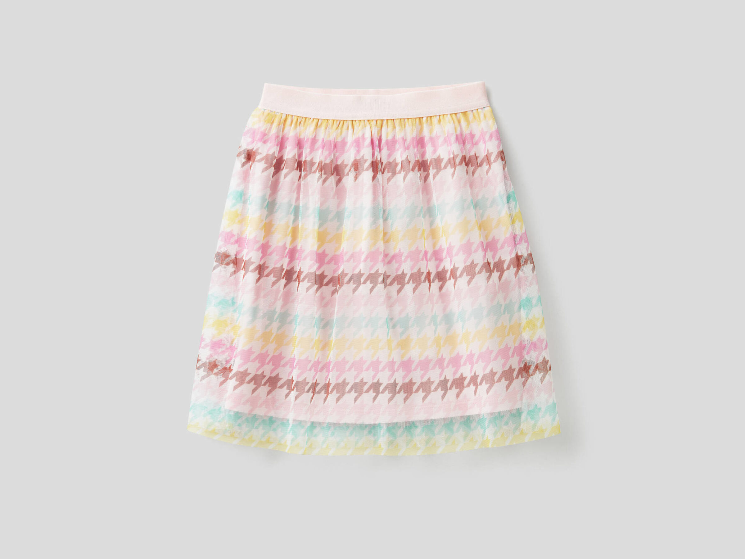 Printed tulle skirt image number null