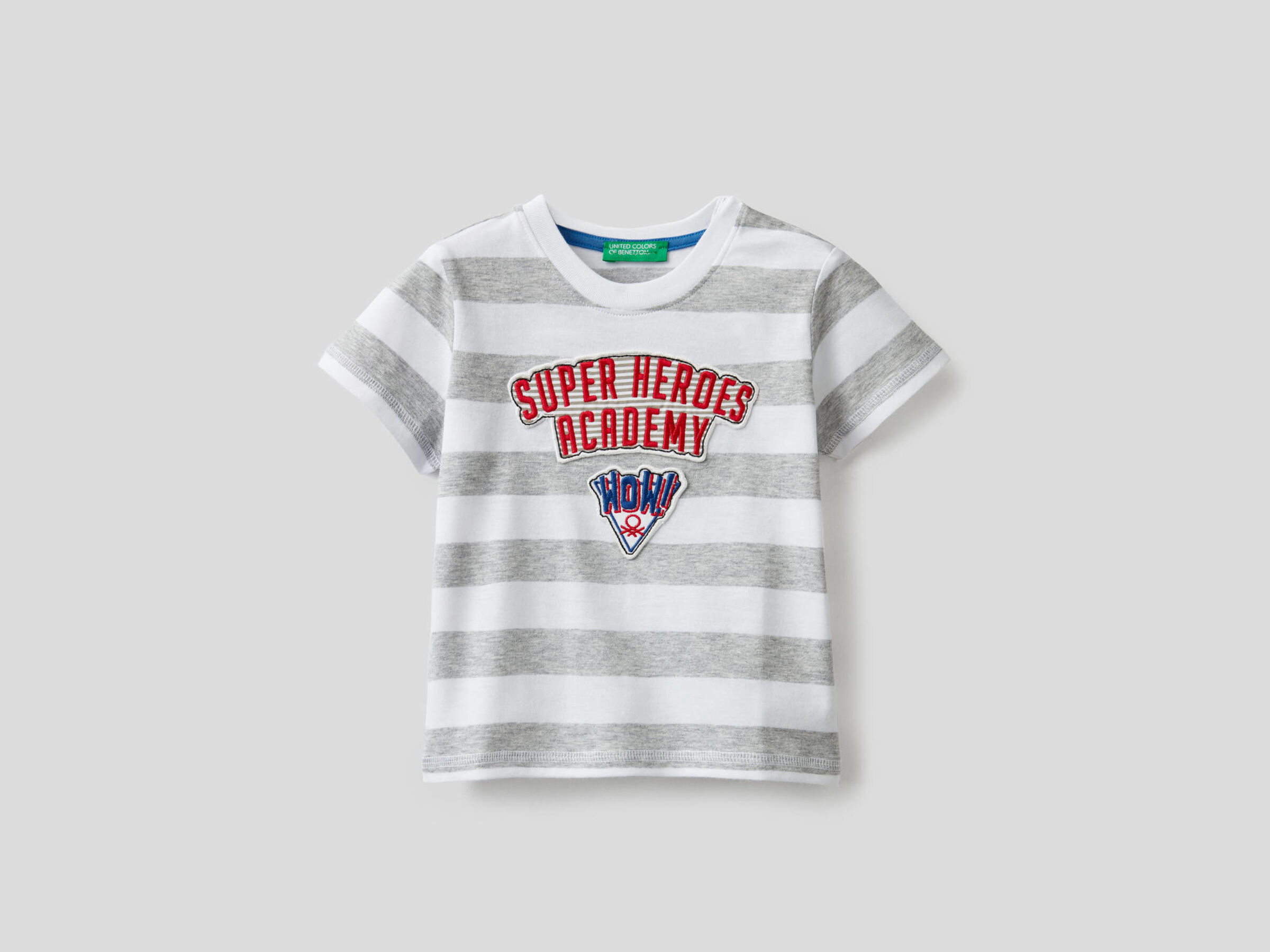 Striped t-shirt with patch image number null