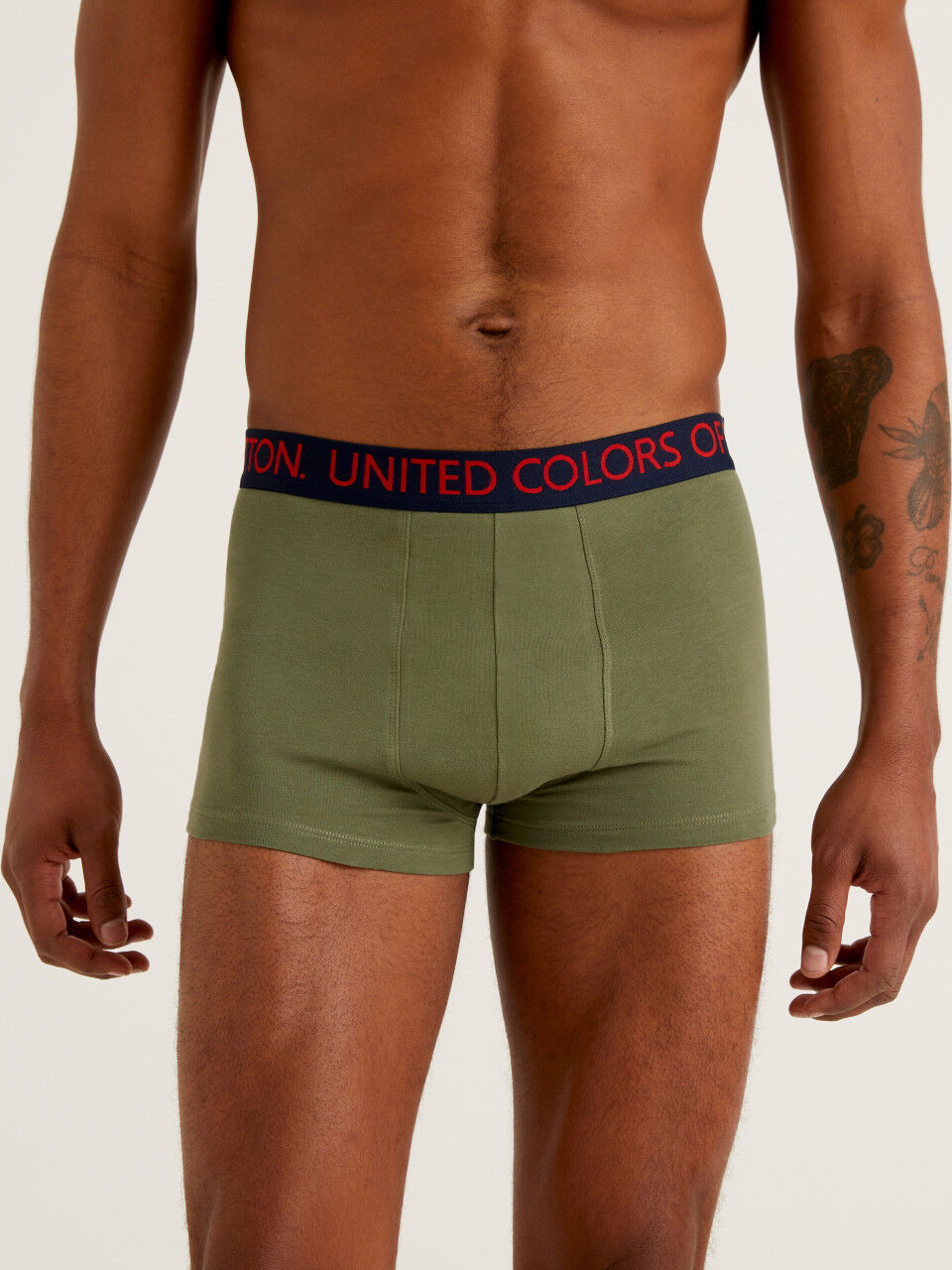 United Colors of Benetton Mens Cotton Trunk