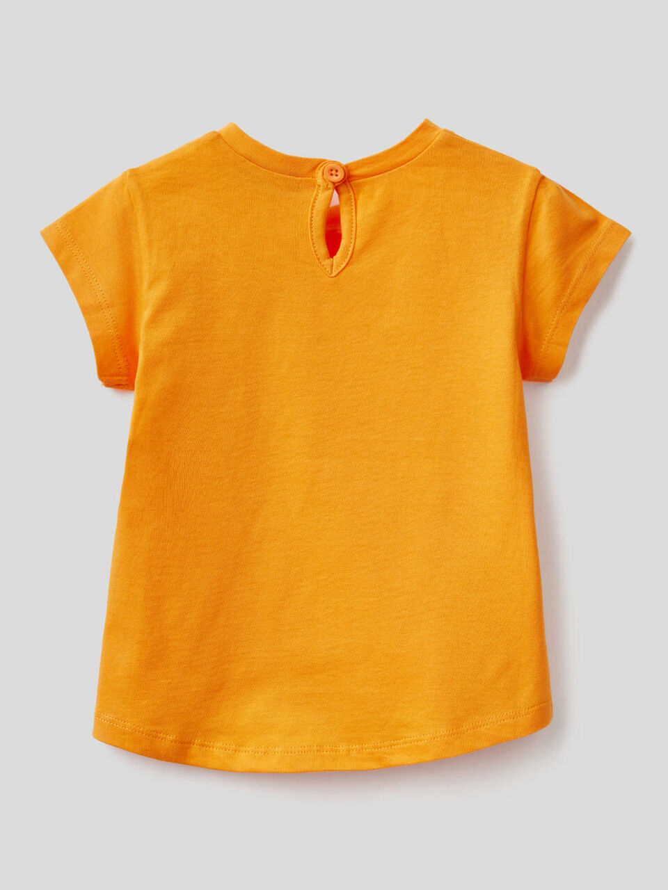 Cotton t-shirt with printed pocket image number null
