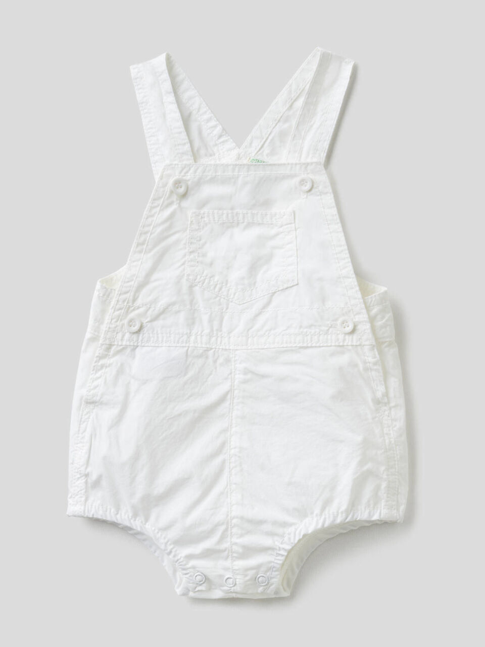 Overall onesie in 100% cotton image number null
