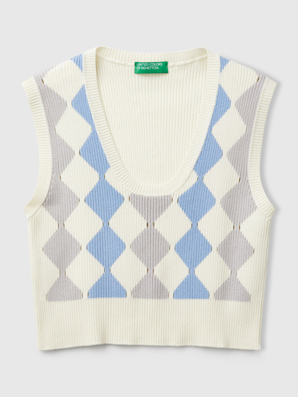 SLEEVELESS SWEATER Women image number 1