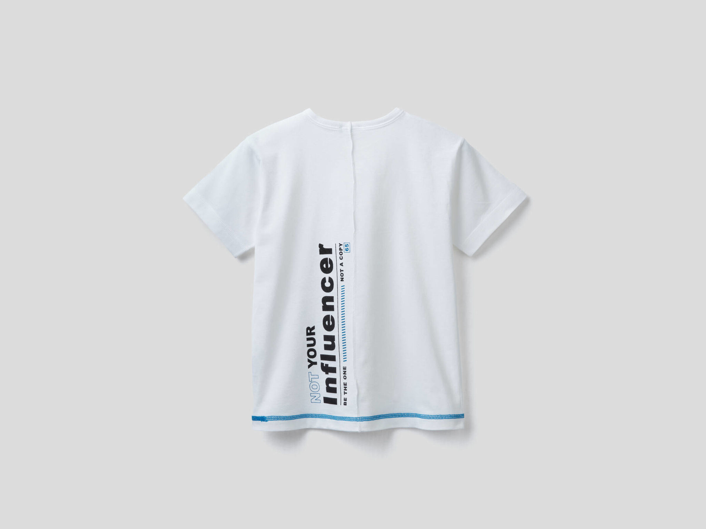 Organic cotton t-shirt with slogan image number null