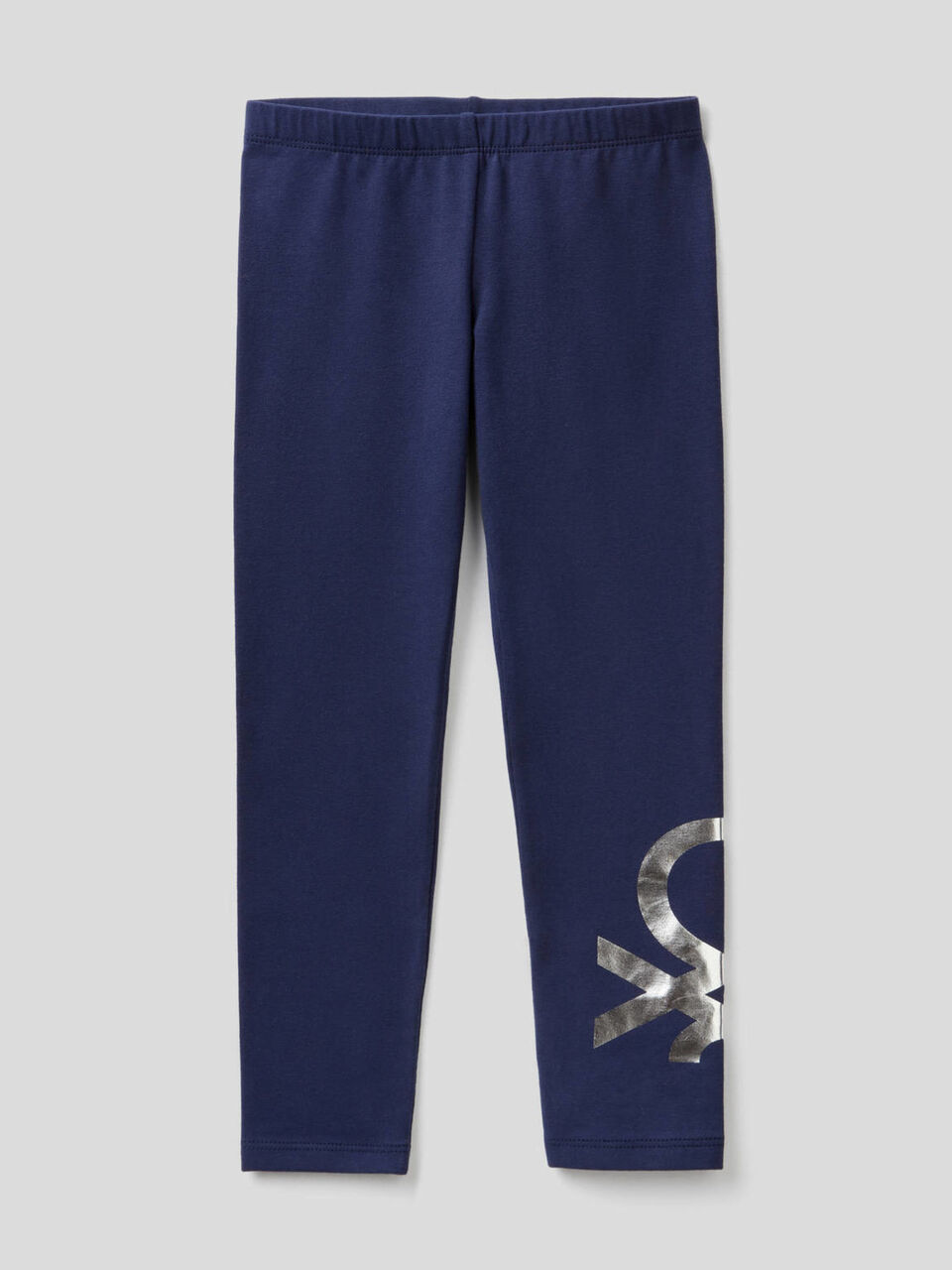 Stretch cotton leggings image number 1