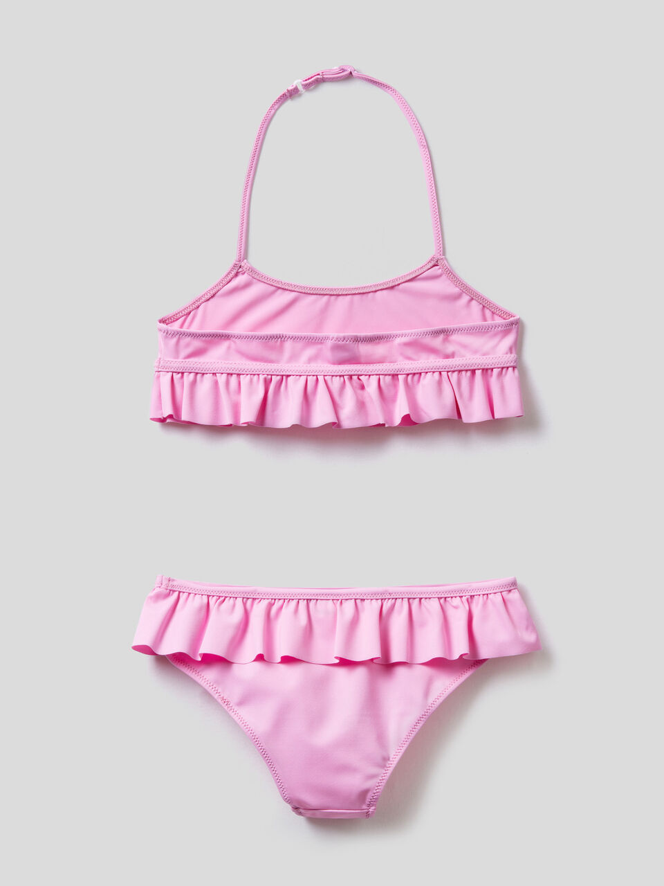 Bikini with frills in ECONYL® image number 2