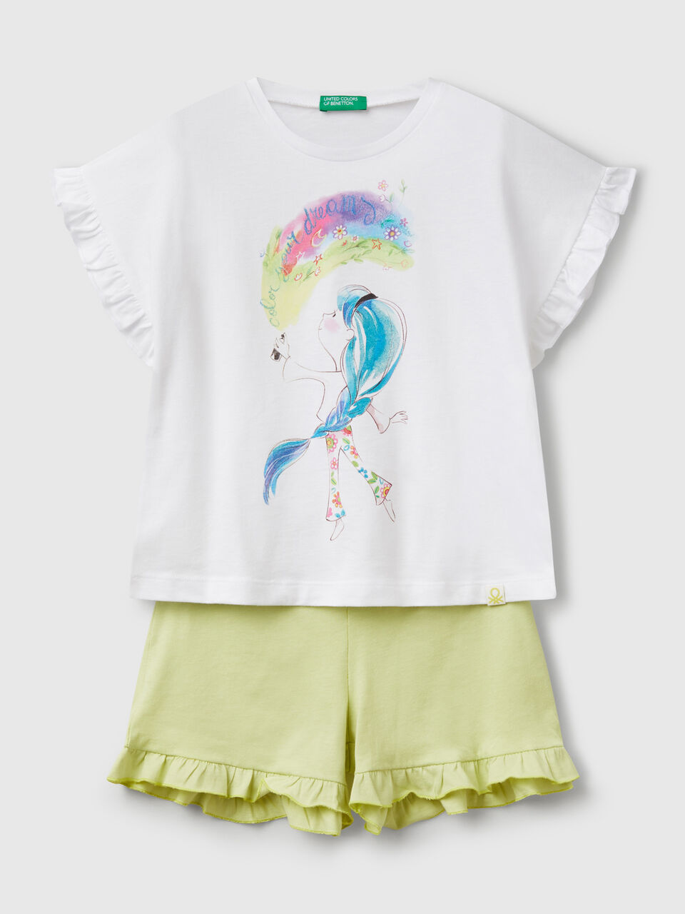 PYJAMA(T-SHIRT+SHORT Junior Girl image number 1
