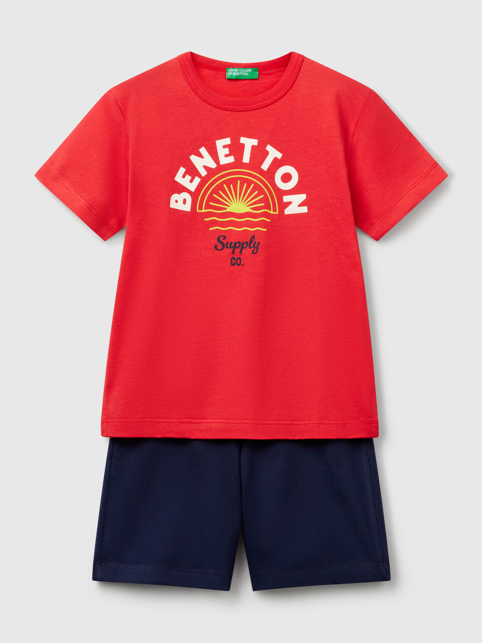 SET T-SHIRT+SHORTS Junior Boy image number 1