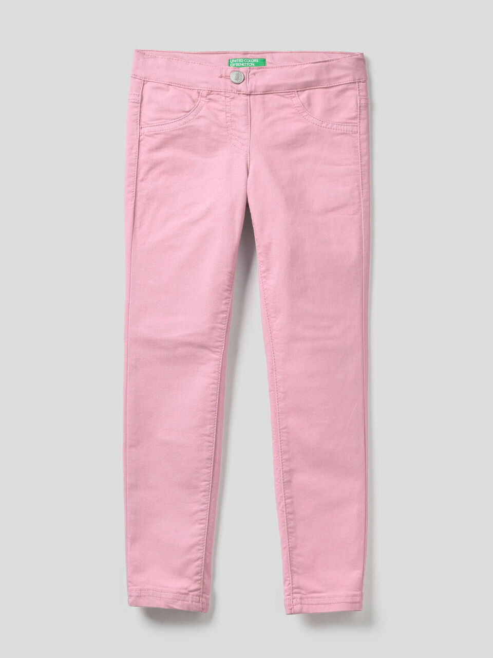 Twill trousers in stretch cotton blend. image number 1