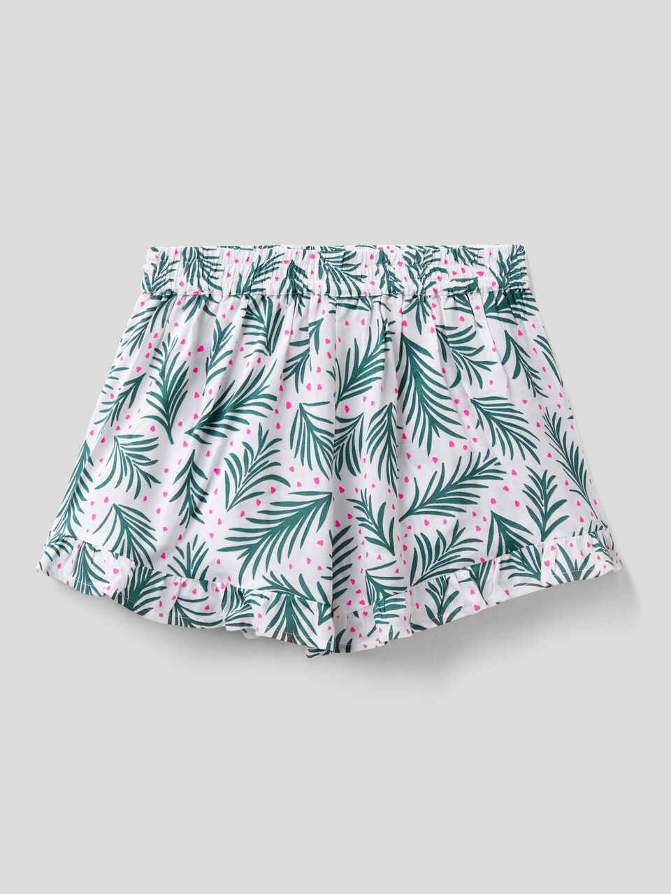 Patterned shorts in sustainable viscose image number 1
