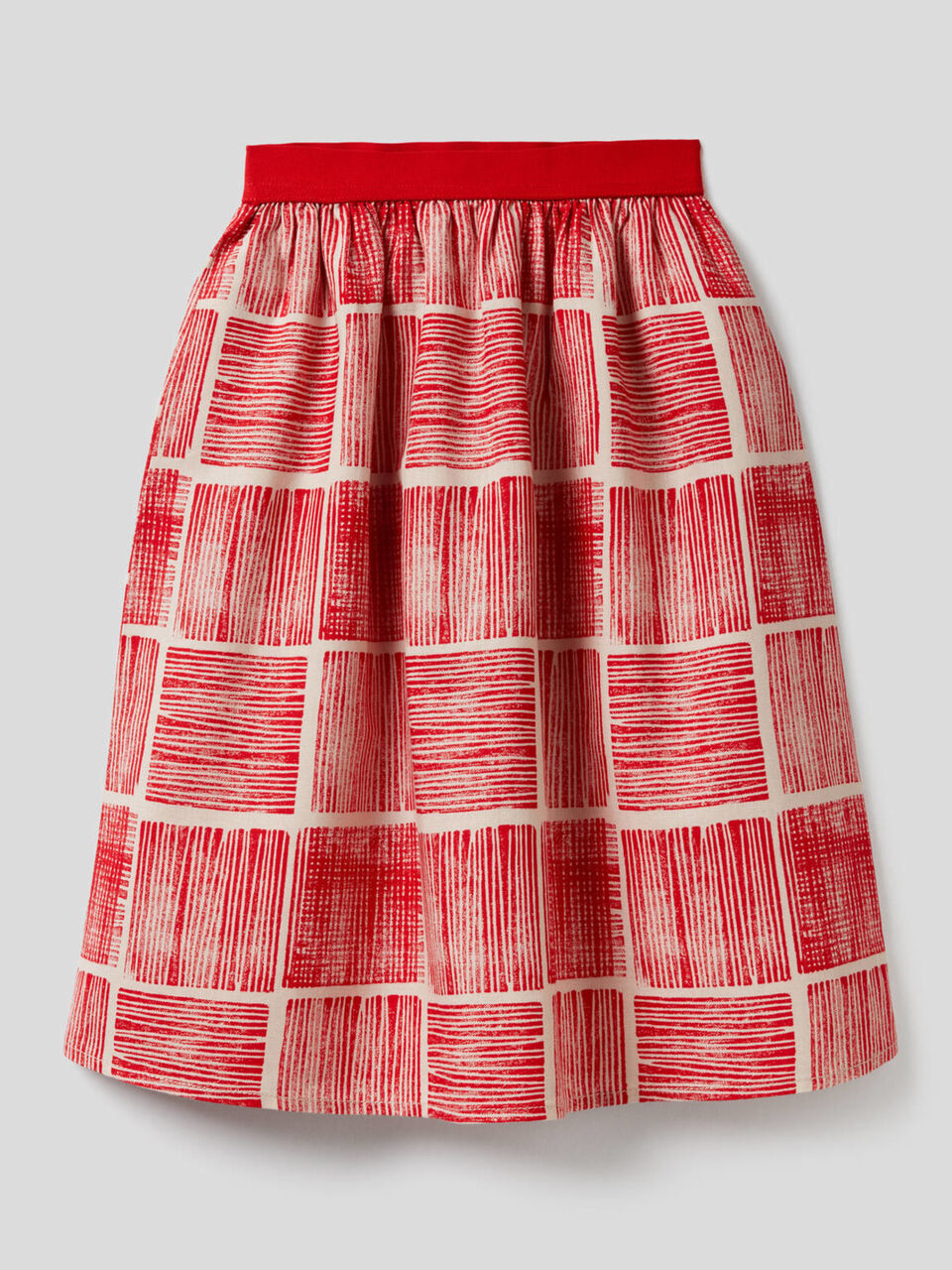 Long printed skirt image number null