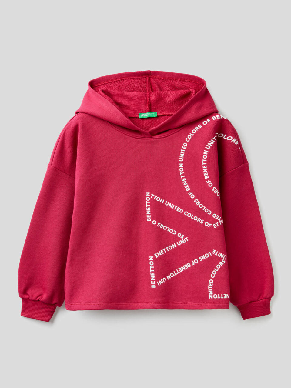 Boxy sweatshirt in 100% cotton image number 1