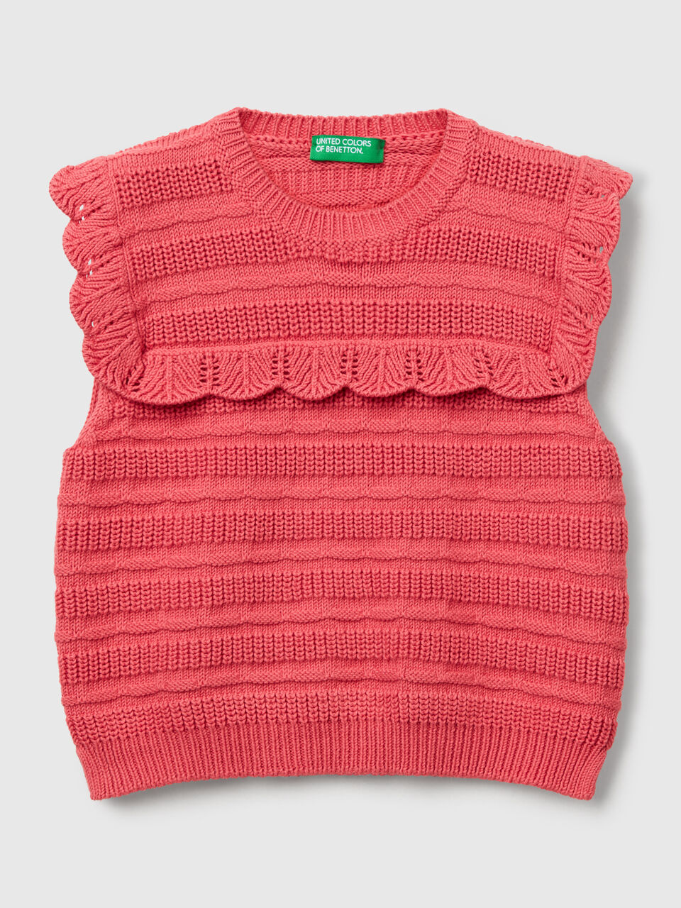 SLEEVELESS SWEATER Junior Girl image number 1