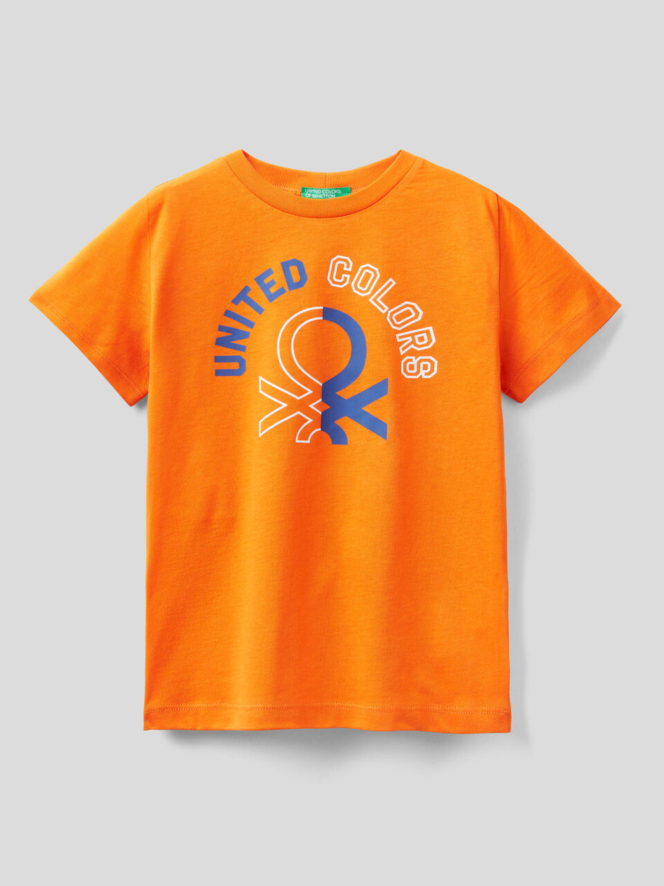 100% organic cotton t-shirt with logo image number 1