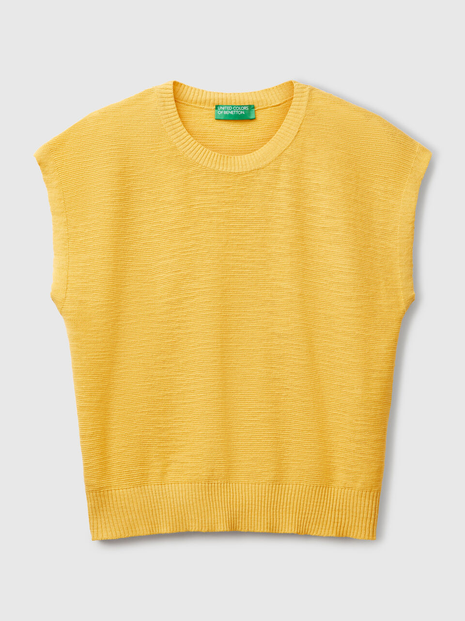 SLEEVELESS SWEATER Women image number 1