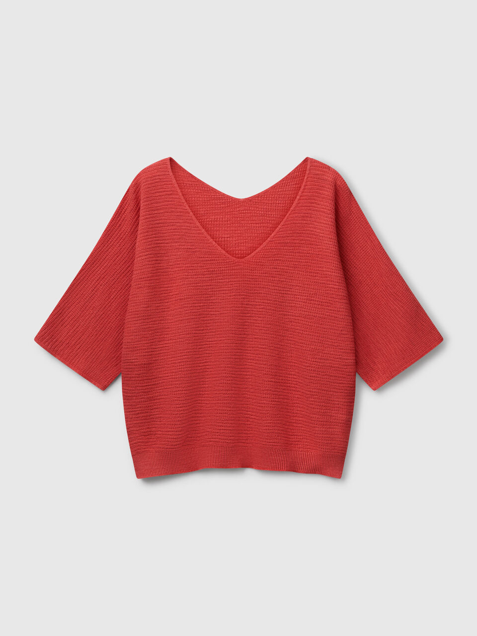 V NECK SWEATER H/S Women image number 1