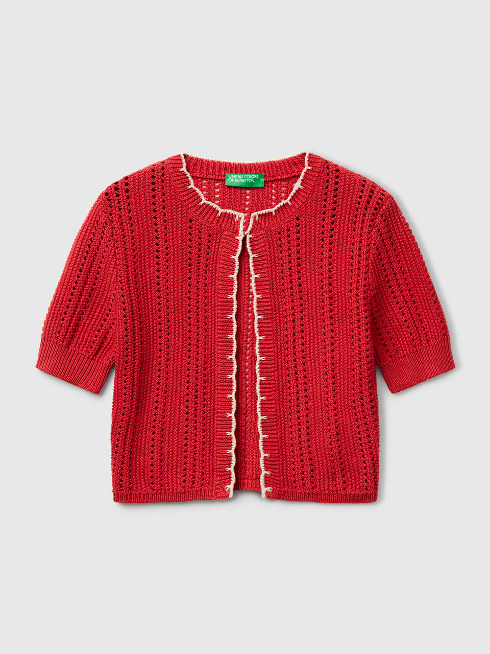 BUTTONED SWEATER H/S Women image number 1
