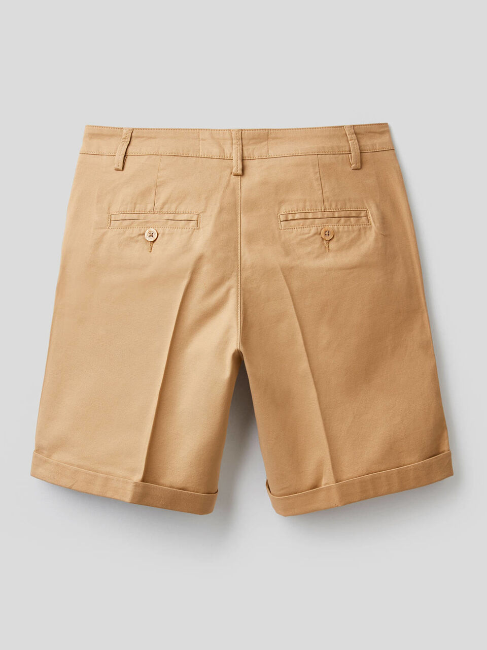 Bermudas in stretch cotton image number null