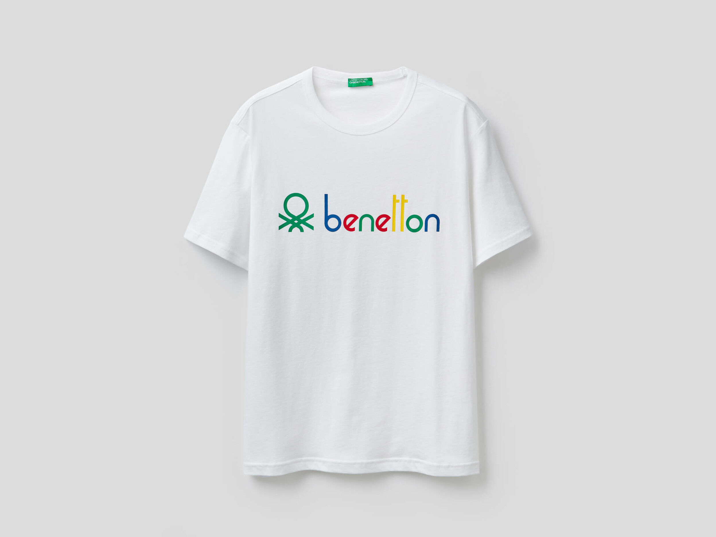 Benetton t shirt white clearance