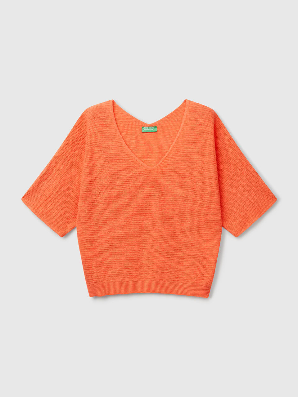 V NECK SWEATER H/S Women image number 1