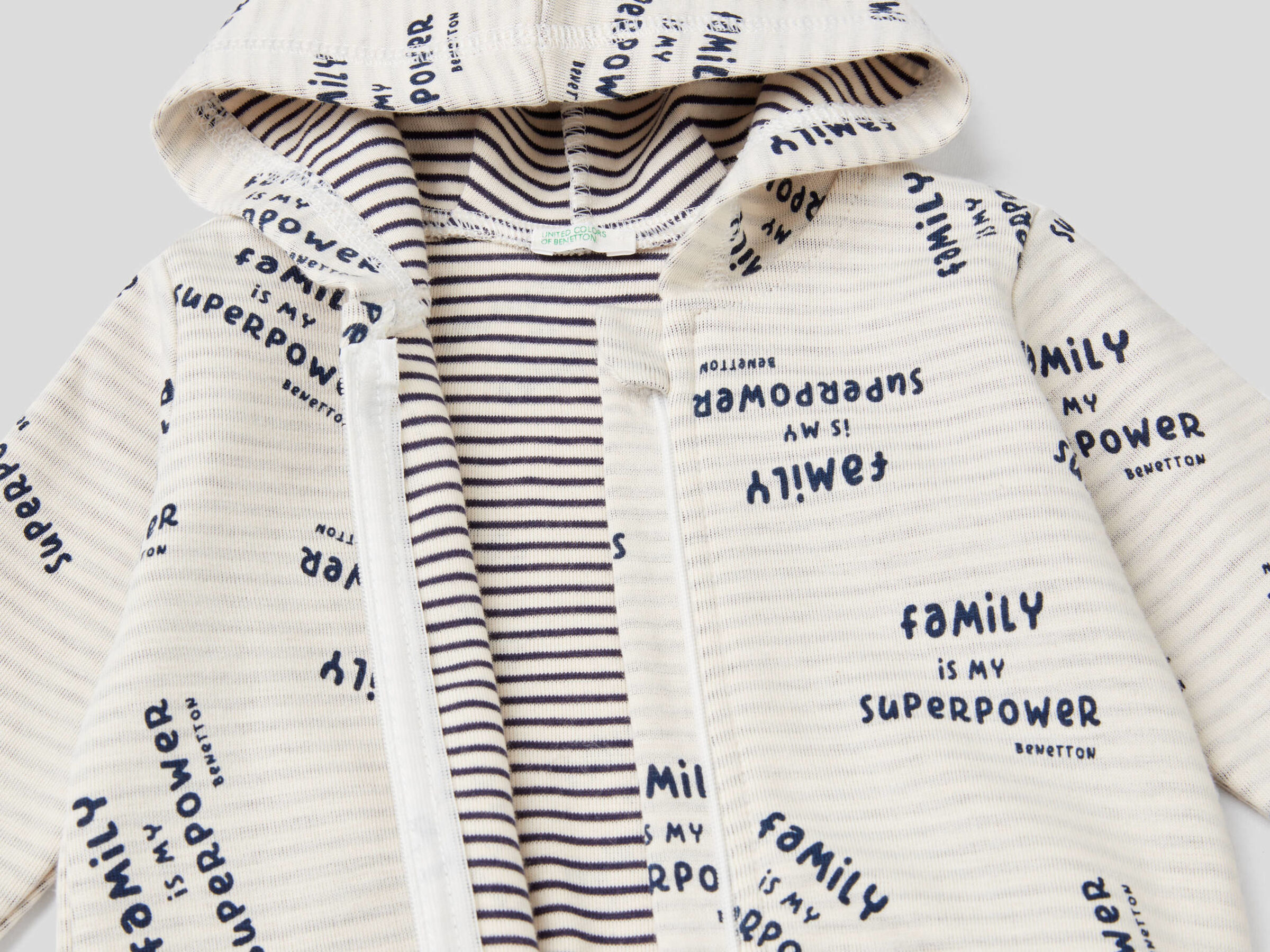 Hoodie in stretch organic cotton image number null