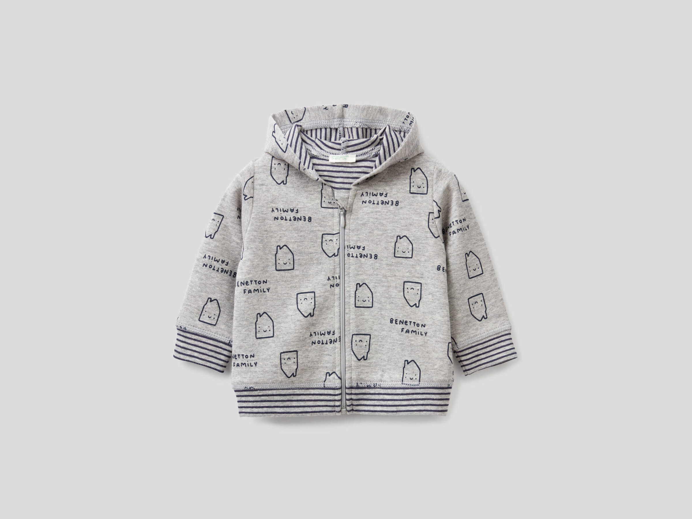 Hoodie in stretch organic cotton image number null