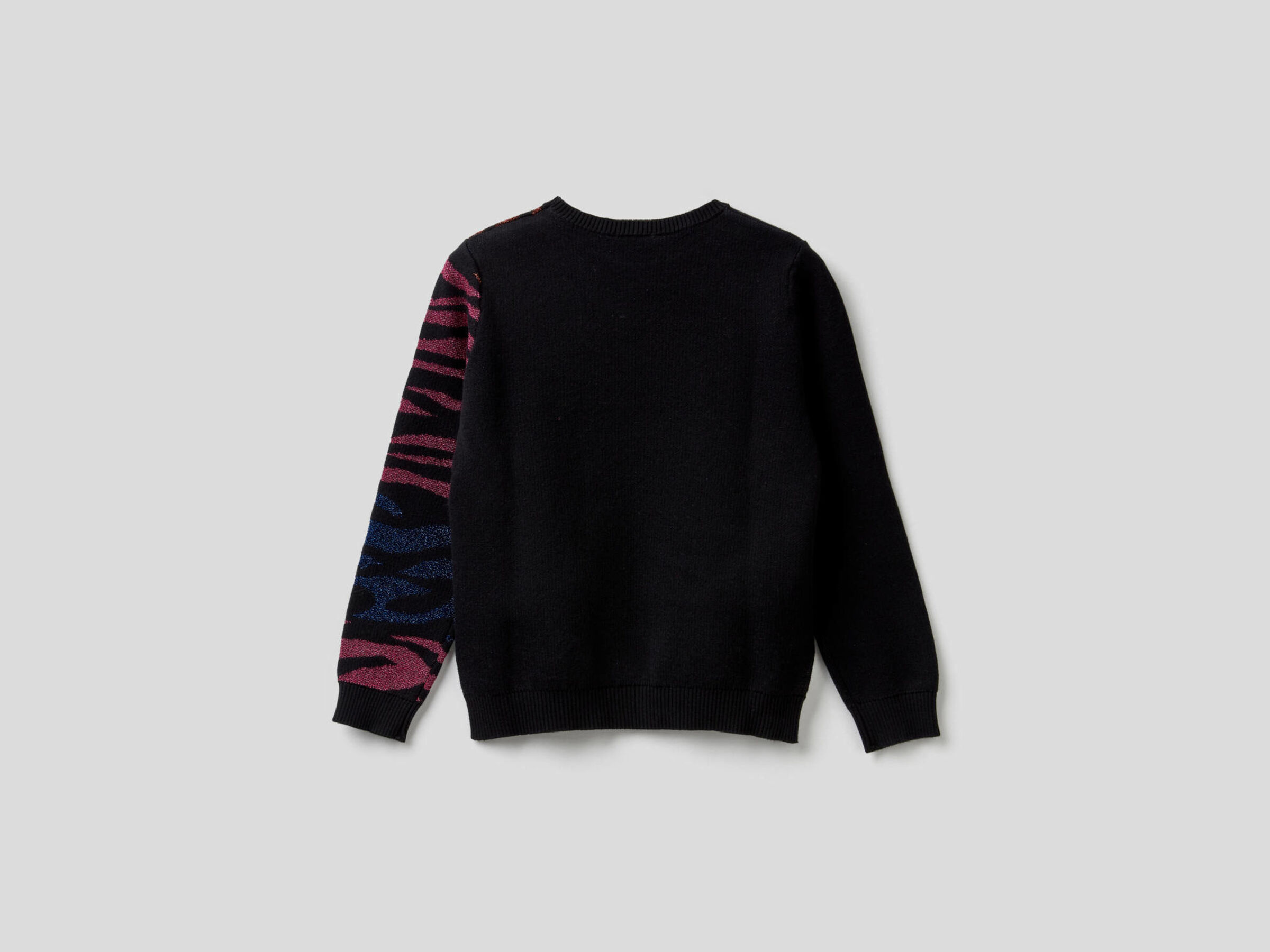 Sweater with animal inlay image number null