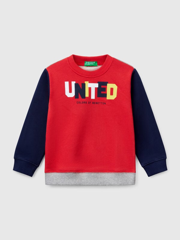  cotton sweatshirt with print Junior Boy