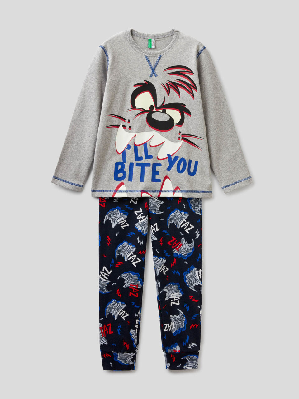 Taz pyjamas in 100% cotton image number 1