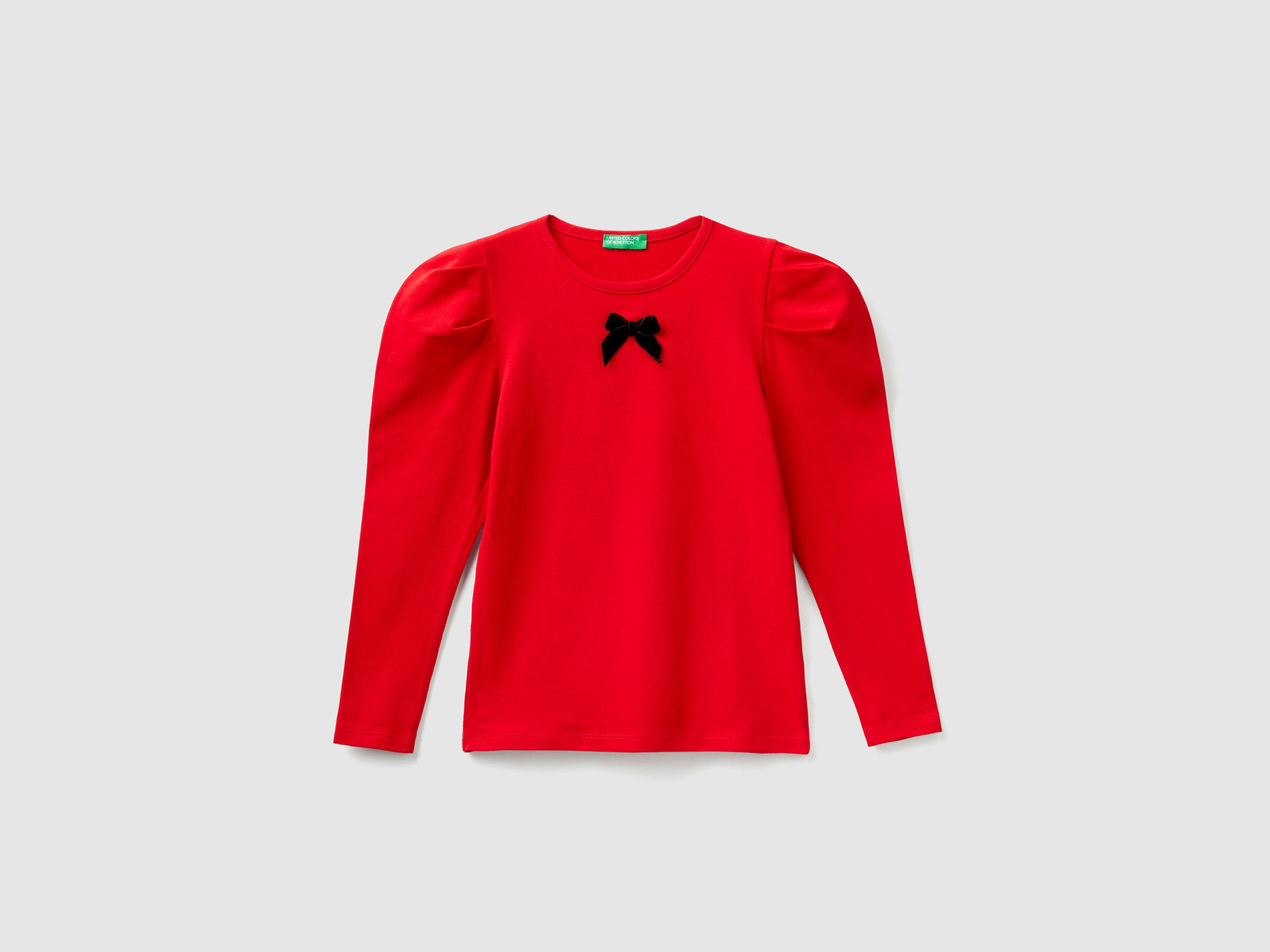 T-shirt with velvet bow image number null