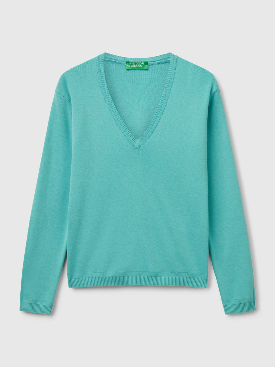 V NECK SWEATER L/S Women image number 1