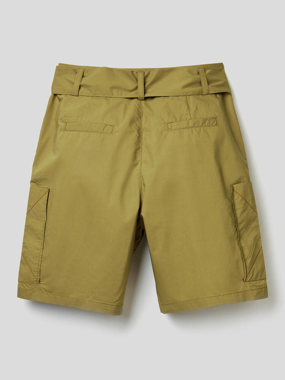 Cargo bermudas in 100% cotton image number null