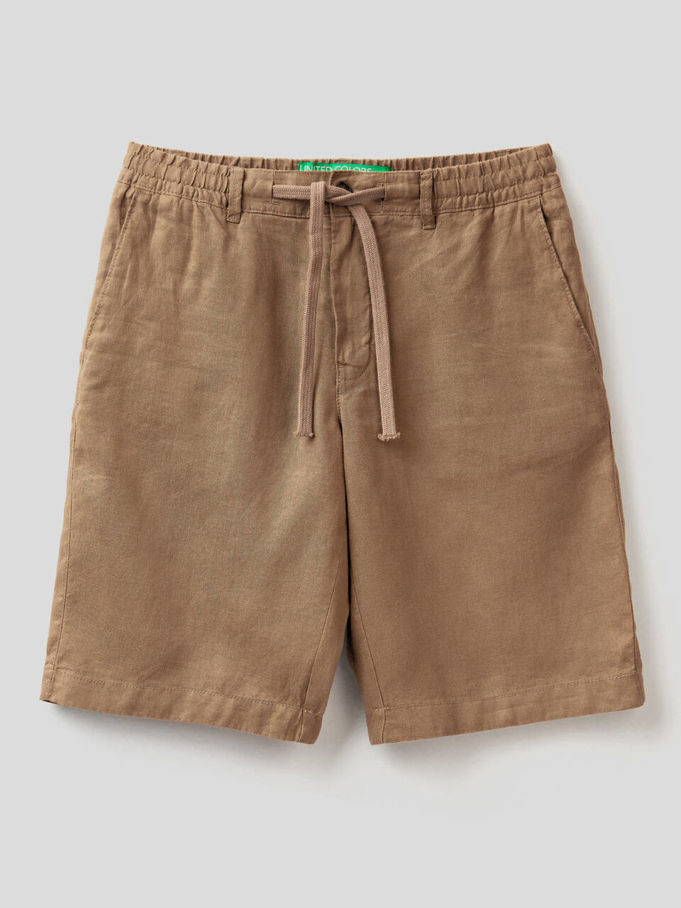 Bermudas in 100% linen image number null