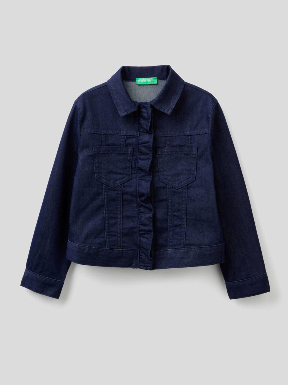 Jacket with rouches image number null