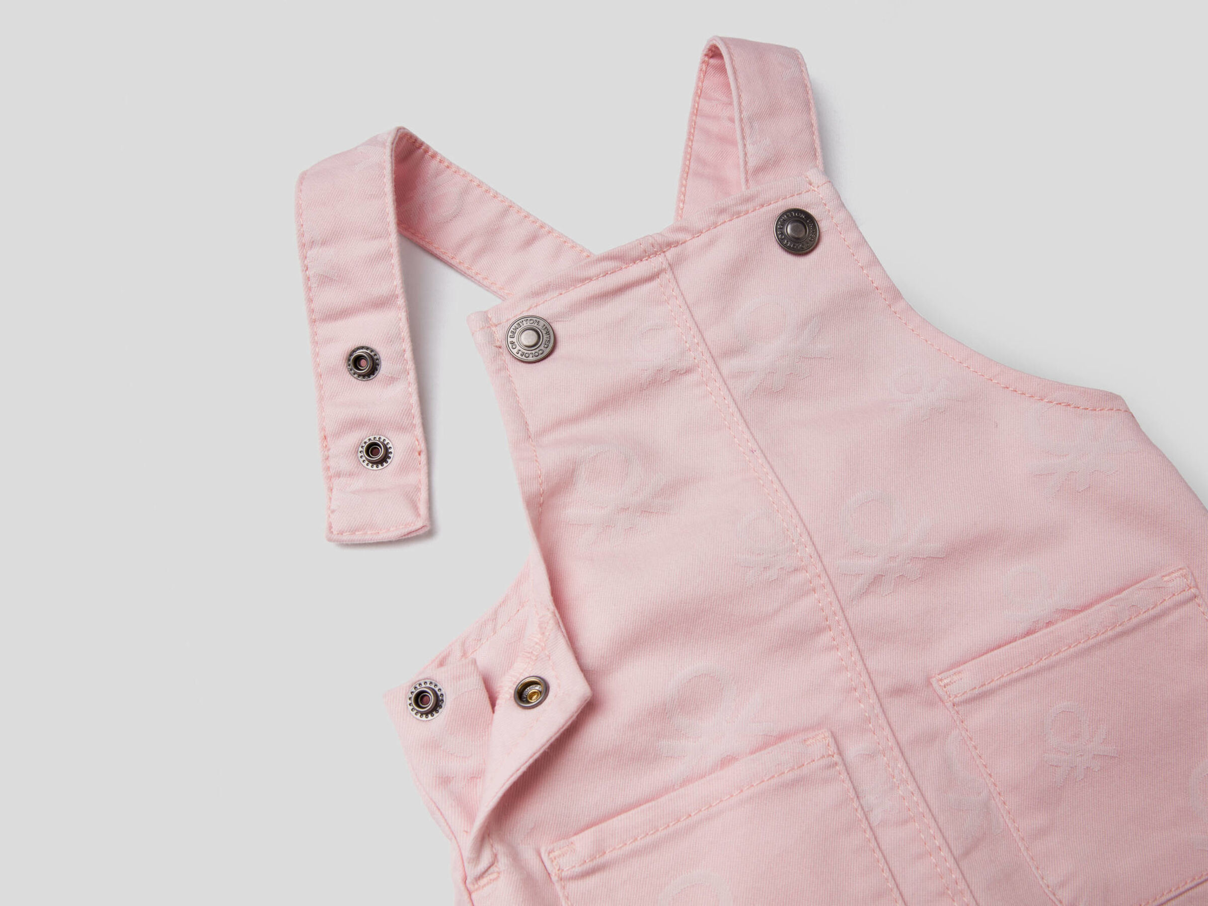 Logo-patterned overall skirt image number null