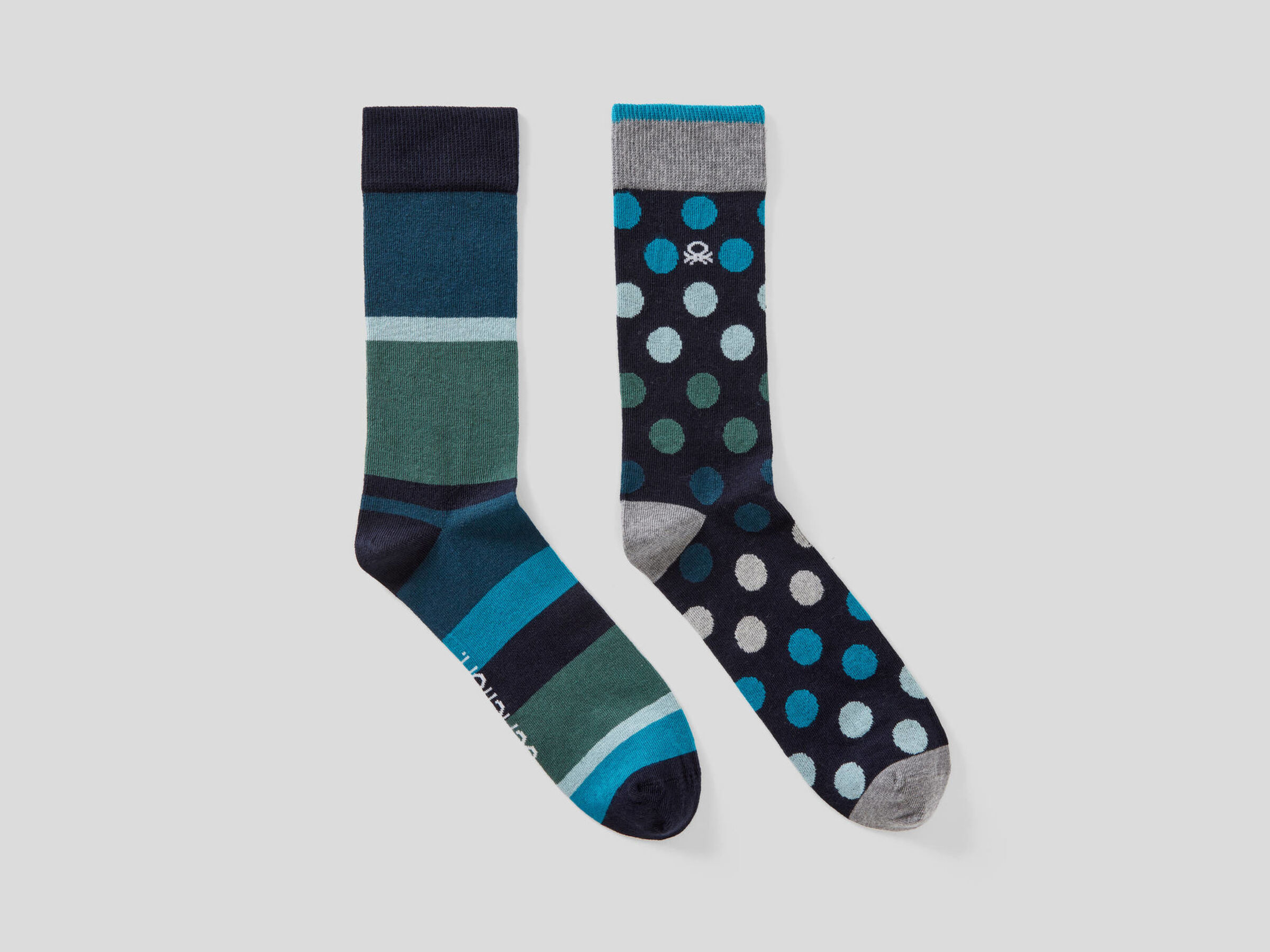 Two Pairs Of Patterned Socks