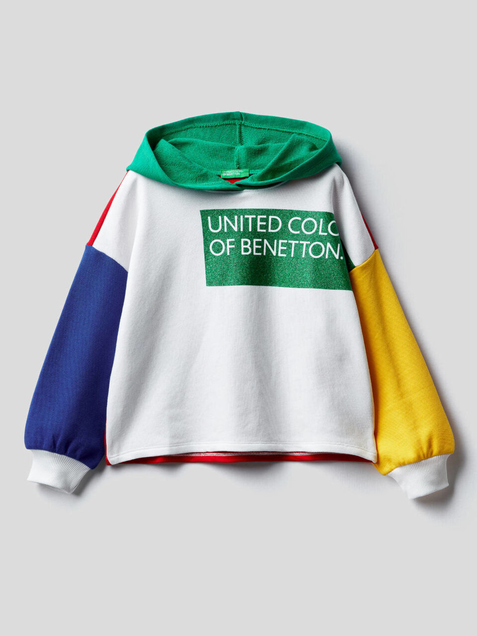 Boxy sweatshirt in 100% cotton image number 1