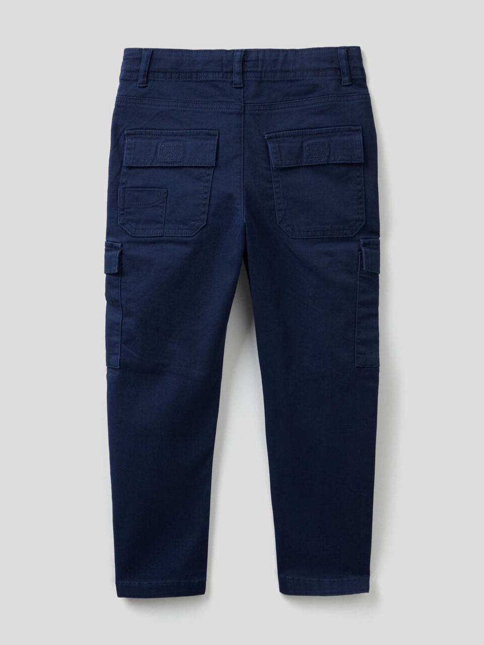 Stretch cotton cargo trousers image number 2