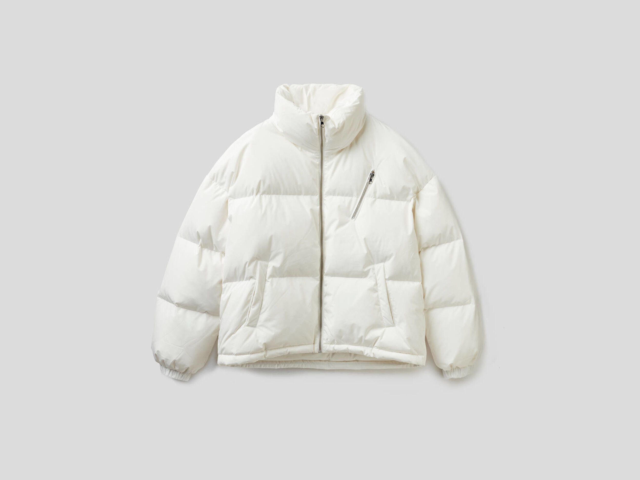 padded white jacket