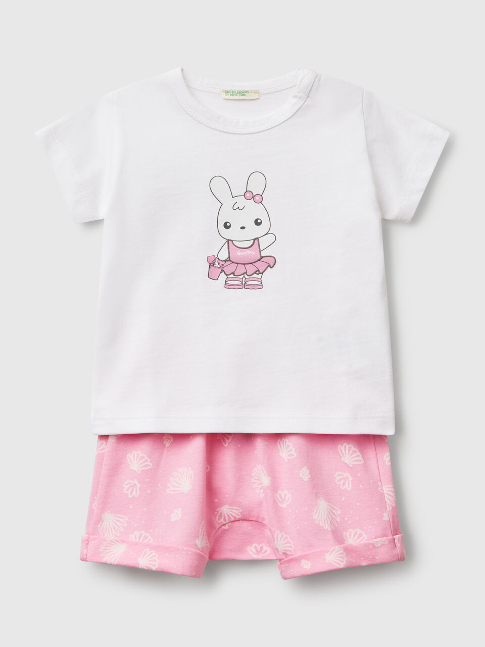 SET T-SHIRT+SHORTS New Born (0-18 months) image number 1