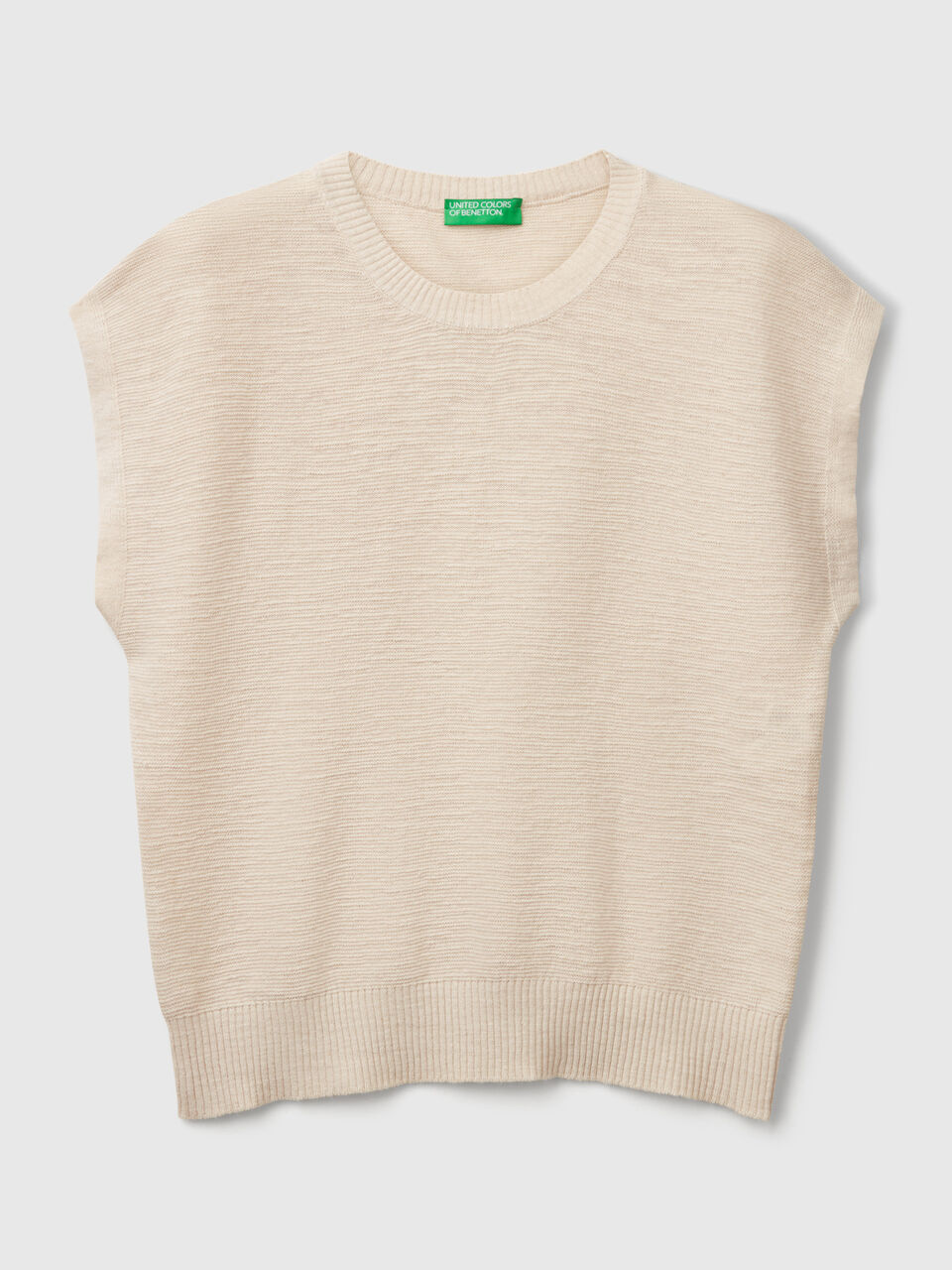 SLEEVELESS SWEATER Women image number 1
