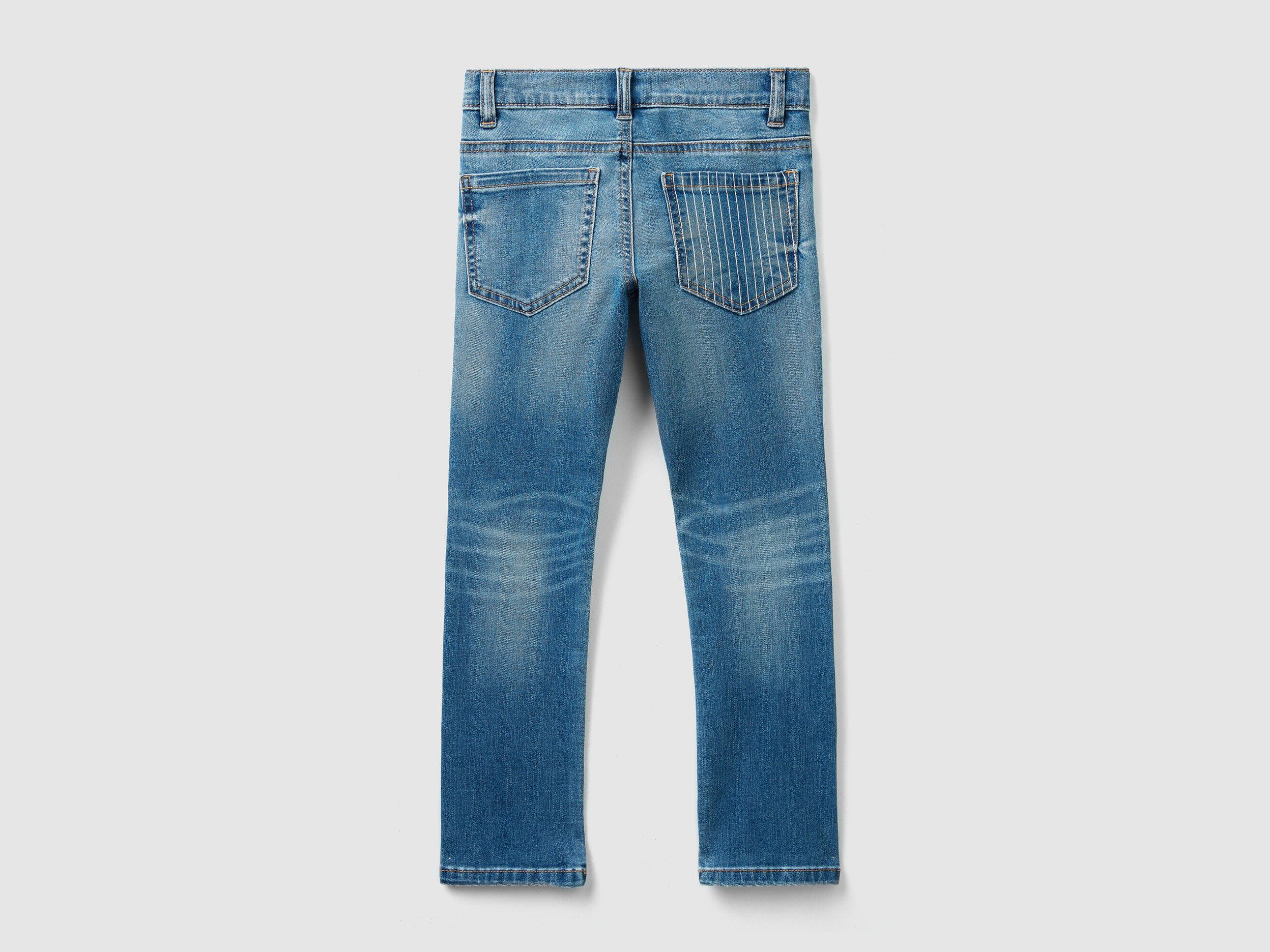 Slim fit denim pants