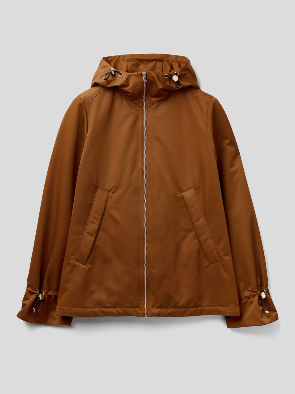 Light jacket with hood image number 1