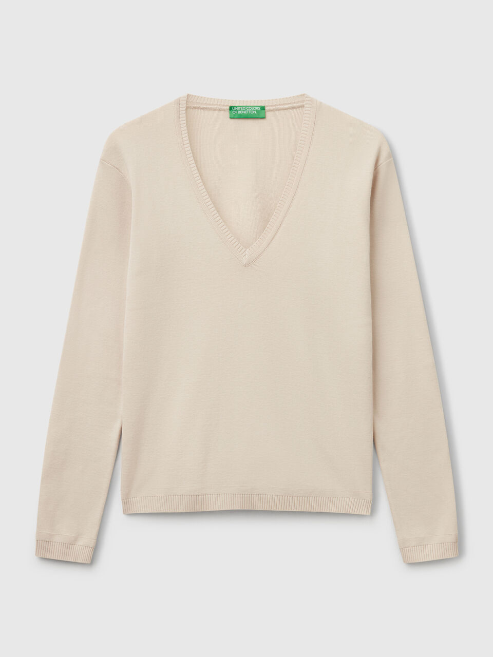 V NECK SWEATER L/S Women image number 1